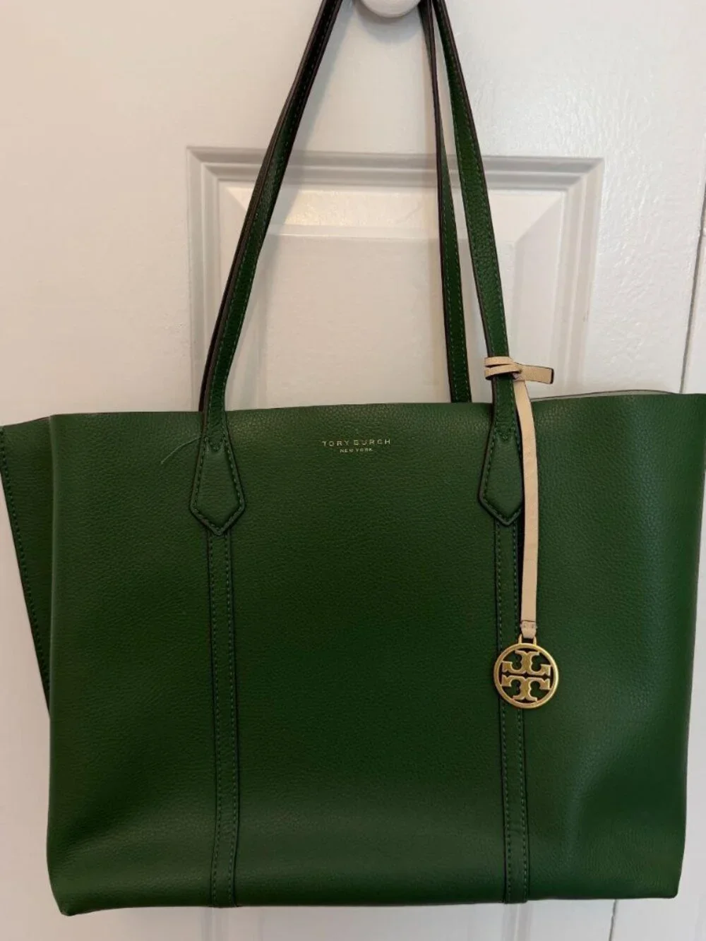 Authentic Tory Burch Perry Triple-Compartment Tote
